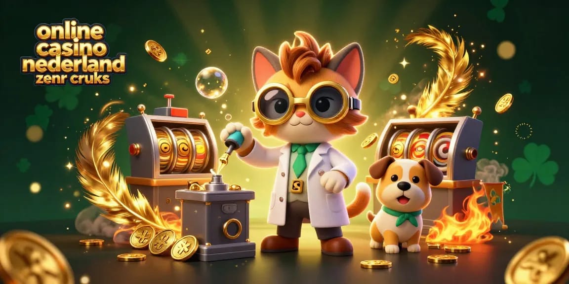 Engage in thrilling gameplay at an online casino nederland zonder cruks with vibrant slots and gold coins.