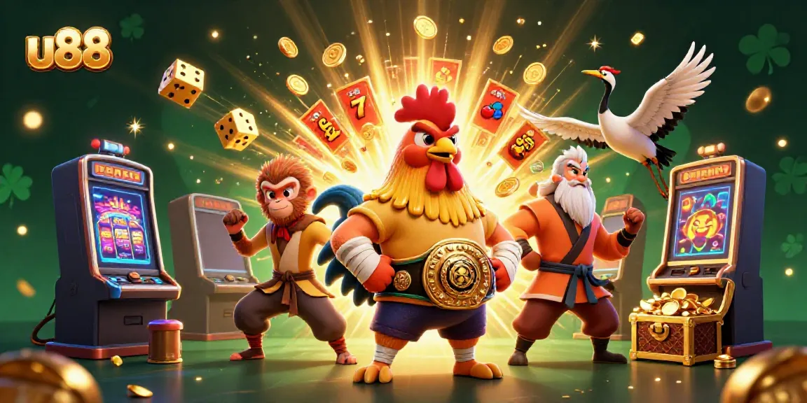 Experience thrilling gaming at u88 with vibrant characters and jackpot games exploding with excitement.