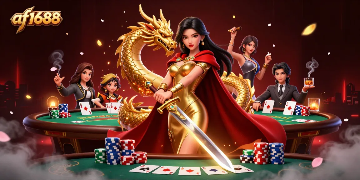 Engage with af1688's vibrant casino scene featuring epic poker action and dynamic elements.