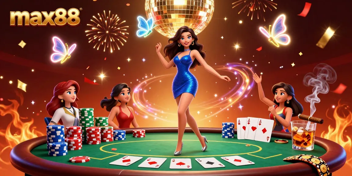 Experience thrilling gaming at max88 with vibrant visuals and lively casino elements.