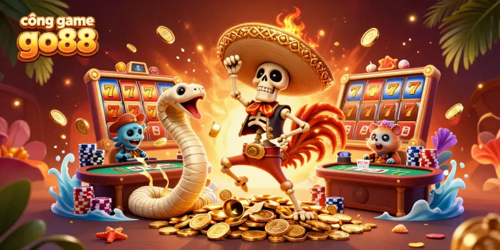 Experience thrilling action at cổng game go88 with vibrant characters and dynamic game elements.
