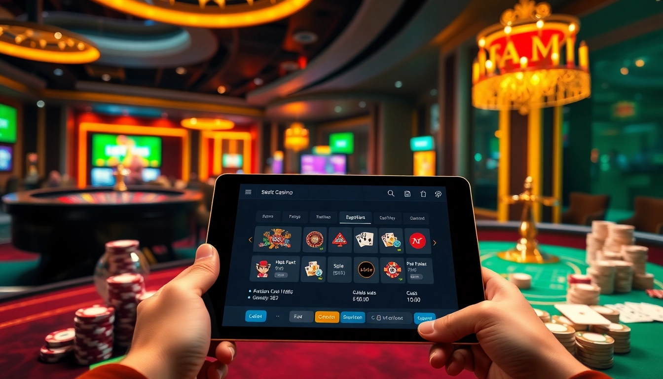Experience the thrill of betting at nhà cái lu88 with vibrant casino visuals and engaging gaming elements.