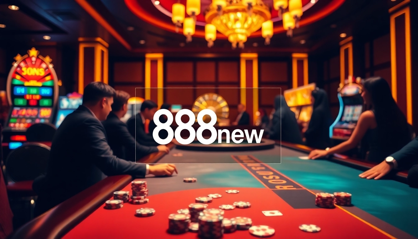 Engaging players at the 888new casino table strategizing for winning bets.