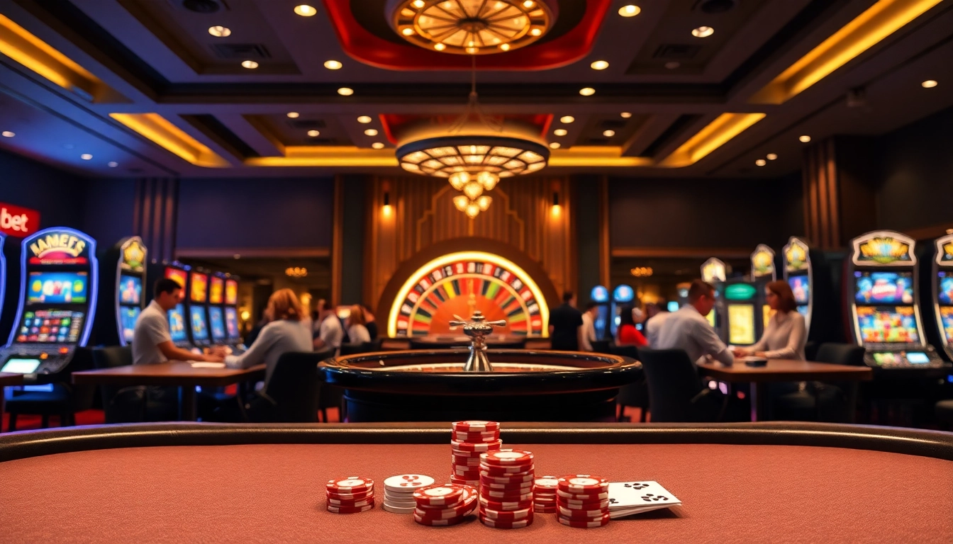 Engage with the thrill of soibet ออนไลน์ gaming at an elegant casino table.