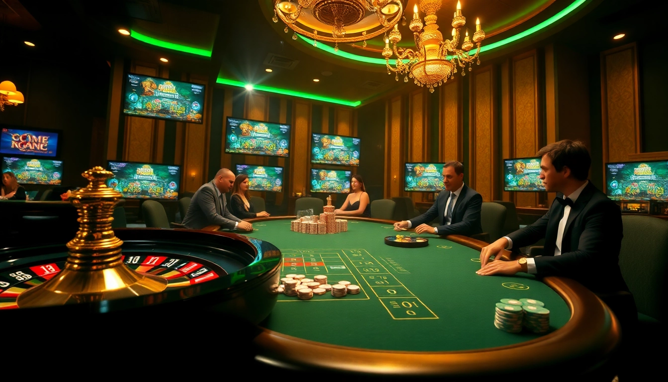 Experience the thrill on trang chủ j88 with vibrant casino tables and engaging players.