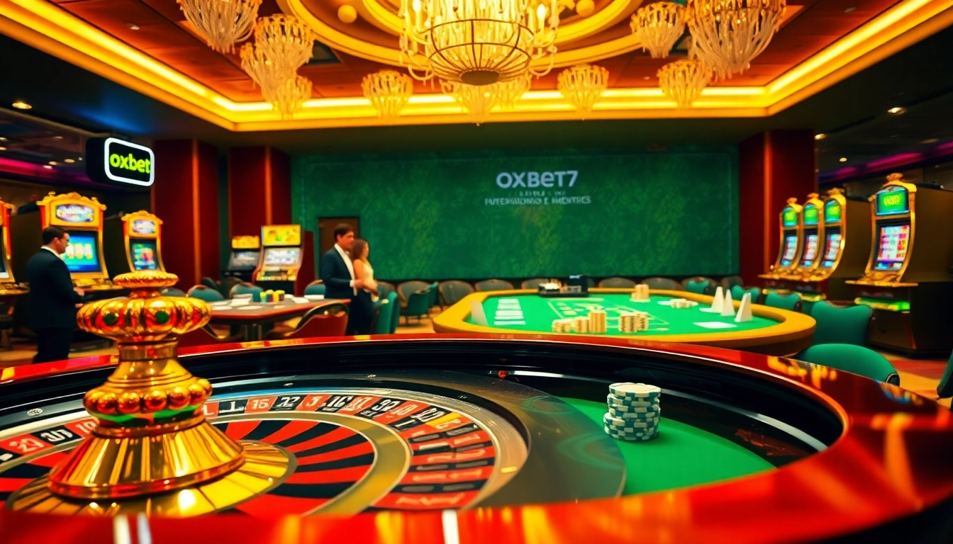 Enjoy the thrill of gambling at oxbet7.com with exciting casino games and vibrant poker tables.