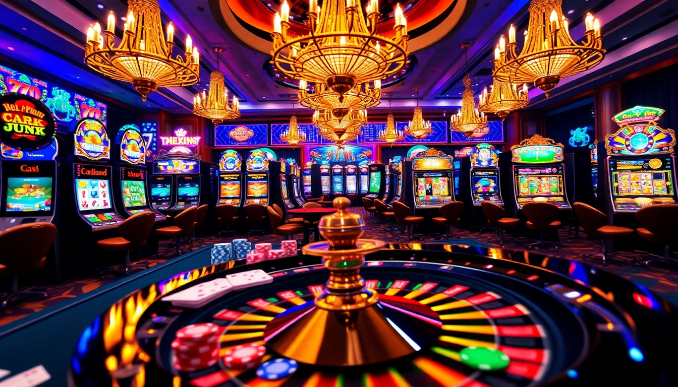 79KING players enjoying thrilling games at a vibrant casino table with poker chips and cards.