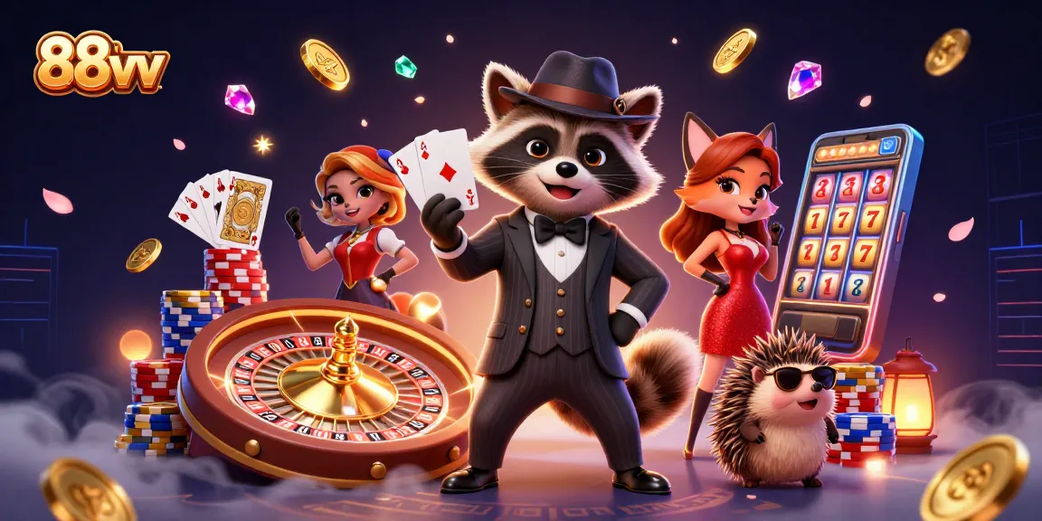 Experience thrilling moments at 88vv with vibrant casino games and dynamic winning action.